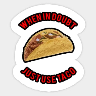 Taco Time! Sticker